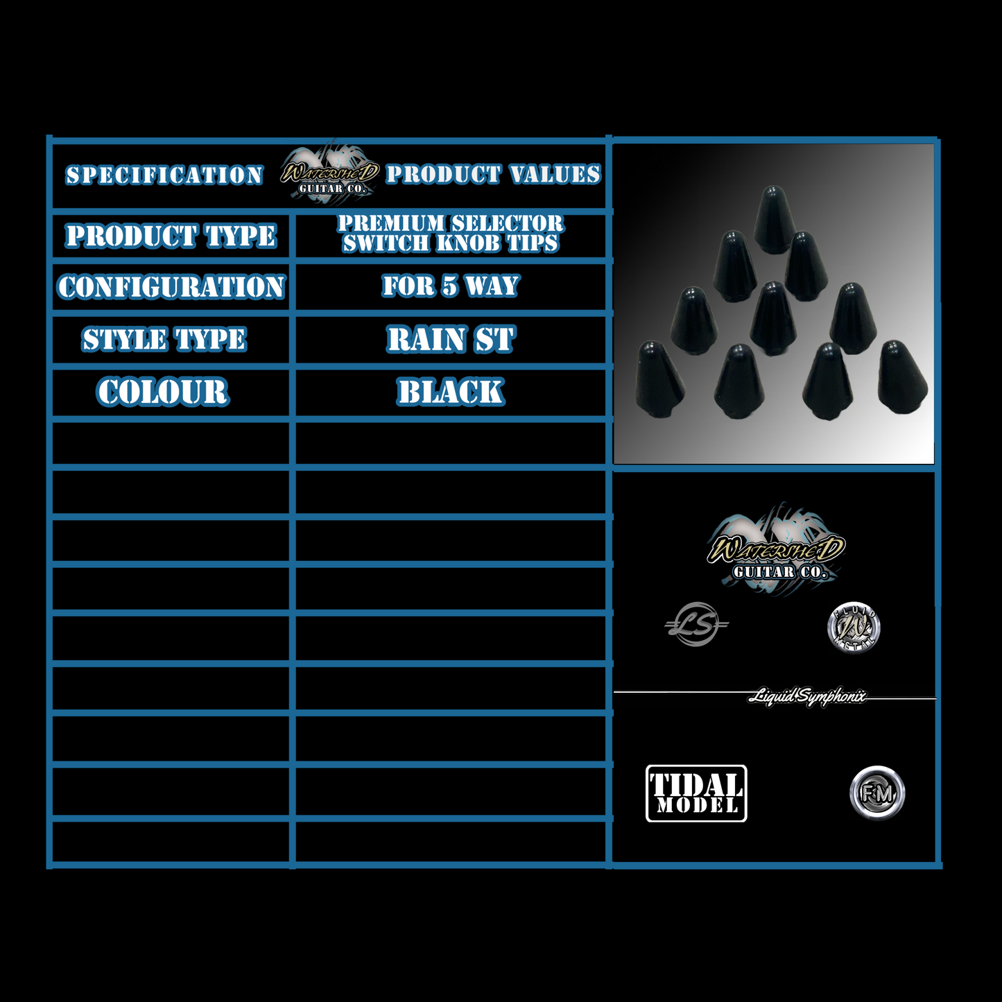 Rain Selector Switch Tips (ST) - set of 2