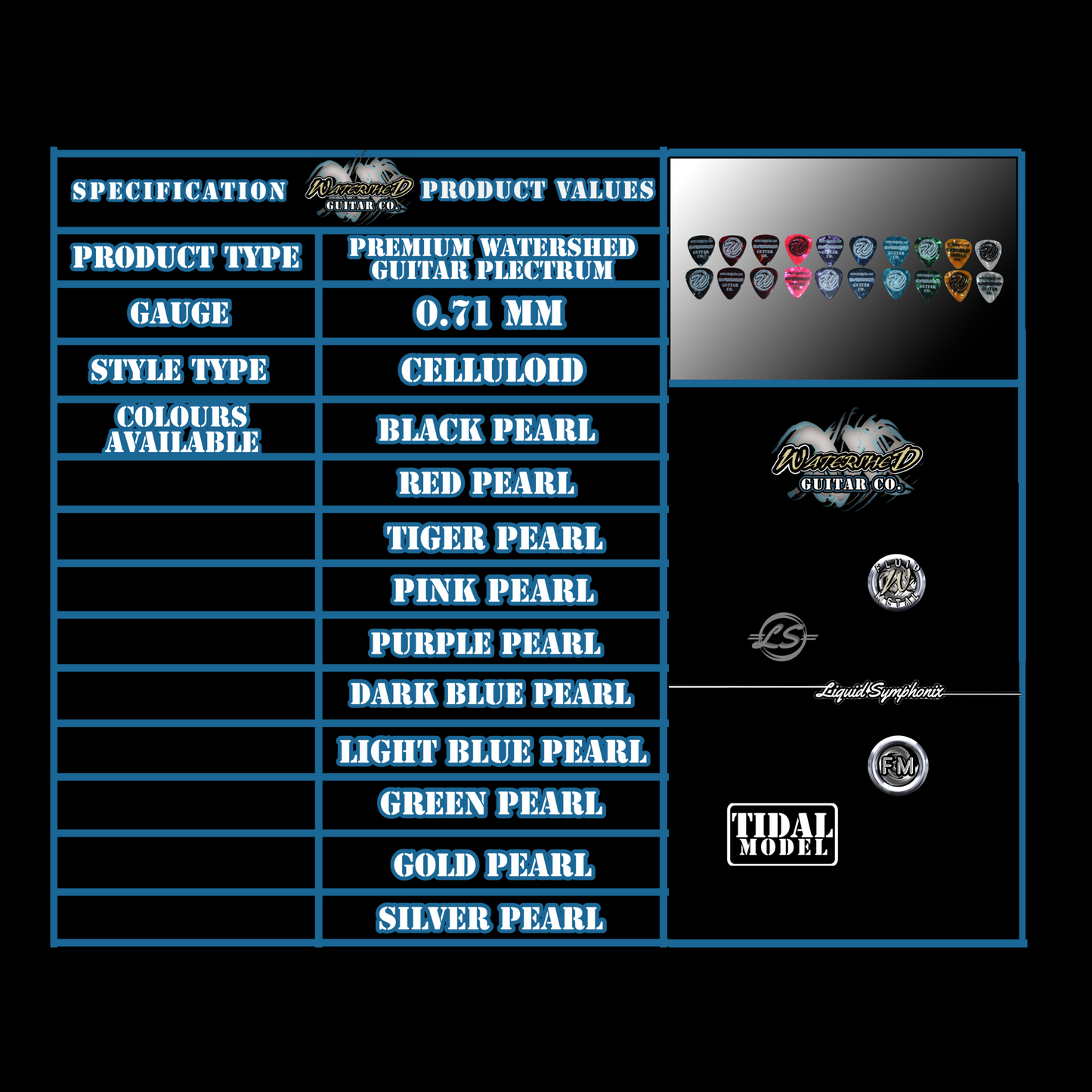 Watershed Guitar Picks