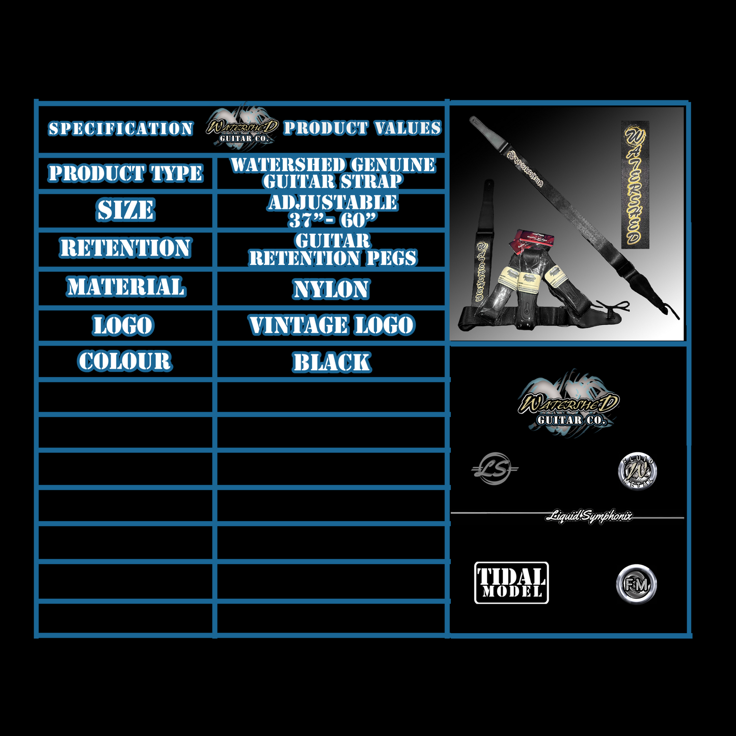 Watershed Guitar Strap