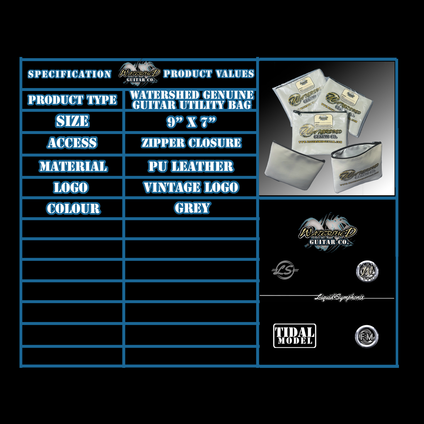 Watershed Utility Bags