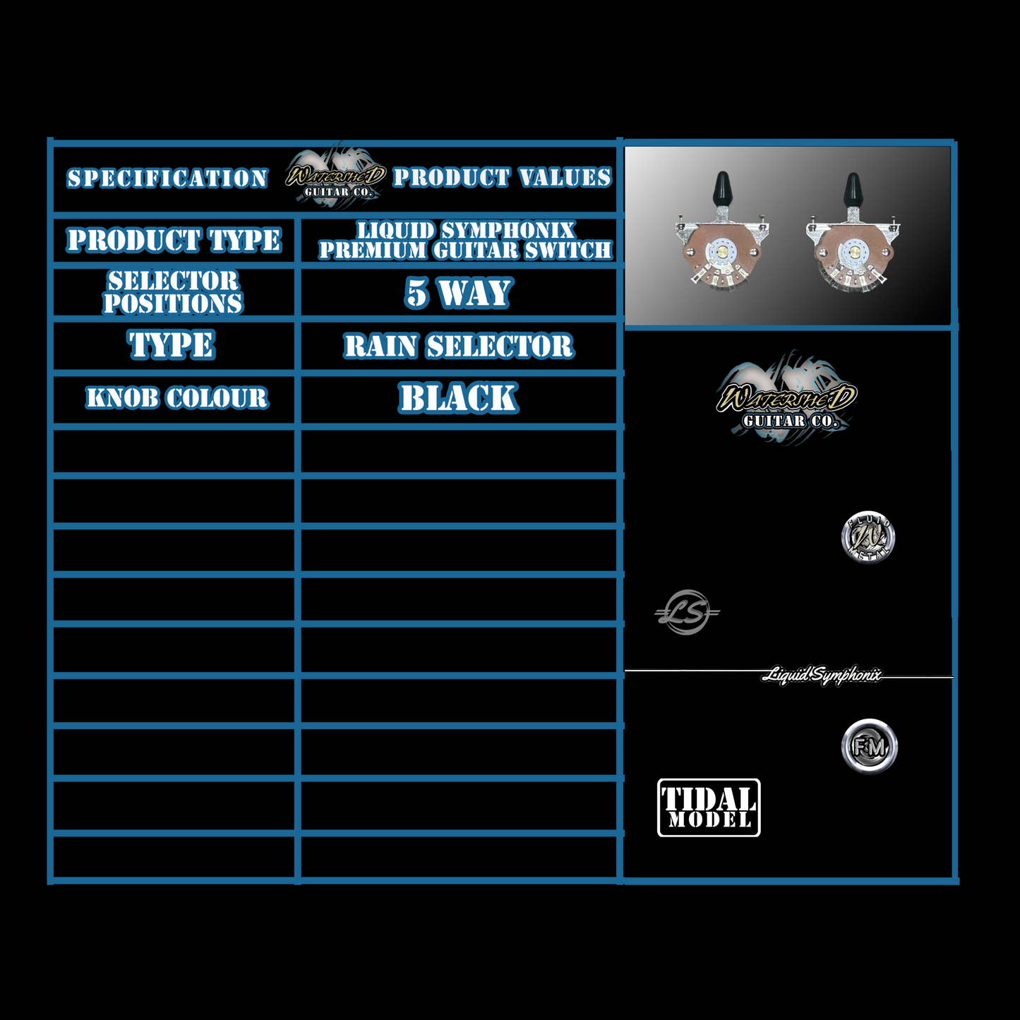 Liquid Symphonix 5-way Selector Switch (ST)