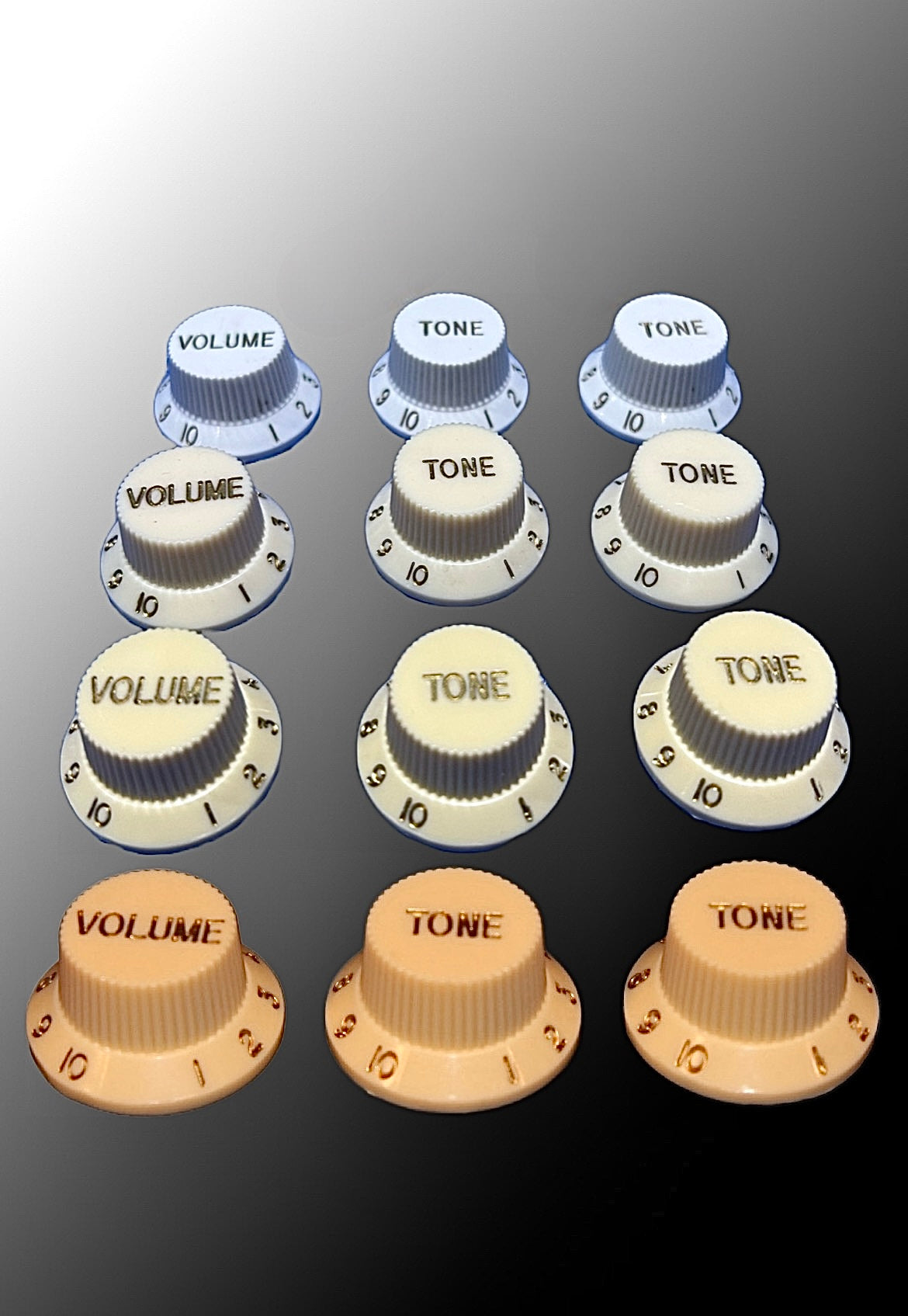 Rain Volume and Tone Knobs (ST) - set of 3