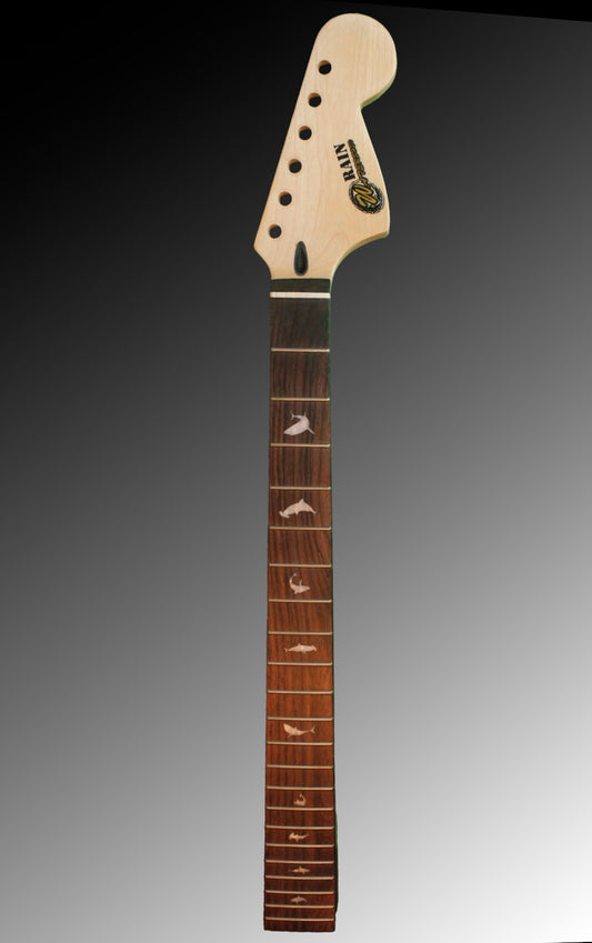 Maple Neck with Indian Rosewood Fretboard (Rain - ST)