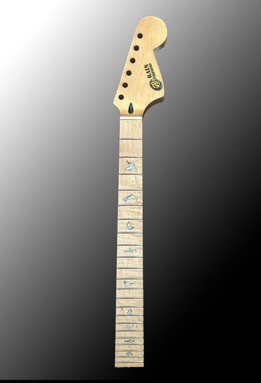 Flamed Maple Rain Neck