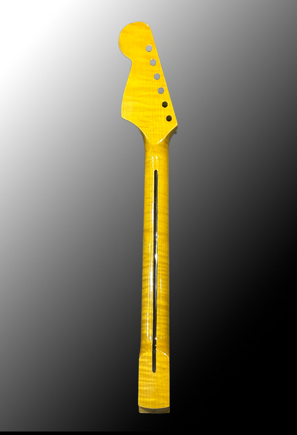 Vintage Flamed Yellow Neck